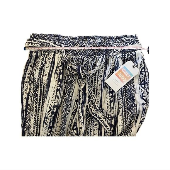 Cali 1850 linen blend Aztec western print pant - Picture 6 of 8